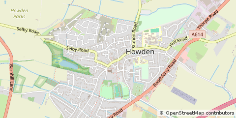 Map of East Yorkshire