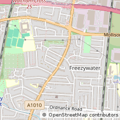 Map of Enfield, London