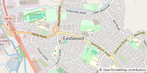 Map of Nottingham