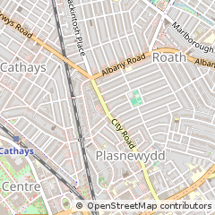 Map of Cardiff