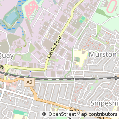 Map of Sittingbourne, Kent