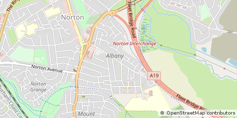 Map of Stockton-on-Tees