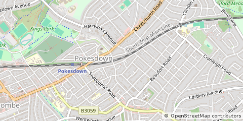 Map of Bournemouth