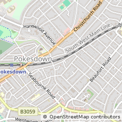 Map of Bournemouth