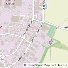 Map of Peterborough, Cambridgeshire