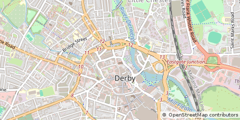 Map of Derby
