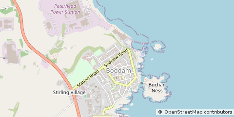 Map of Peterhead