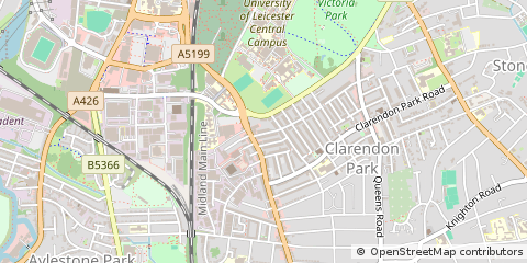 Map of Leicester