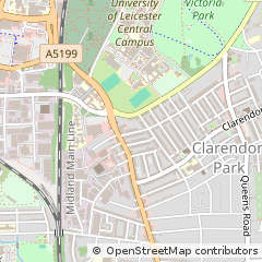 Map of Leicester