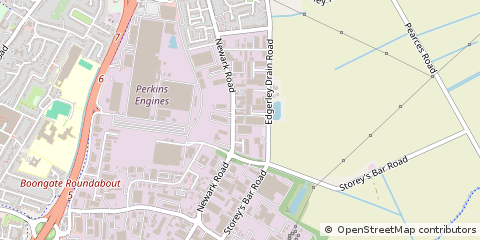 Map of Peterborough