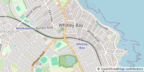 Map of Whitley BAY
