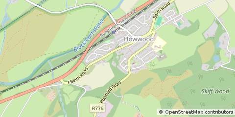 Map of Johnstone, Renfrewshire