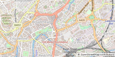 Map of Bristol
