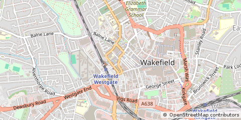 Map of West Yorkshire