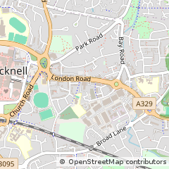 Map of Bracknell, Berkshire
