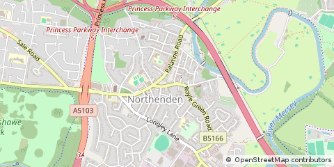 Map of Manchester