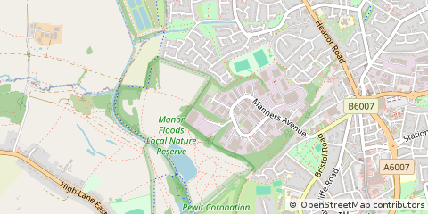 Map of Ilkeston, Derbyshire