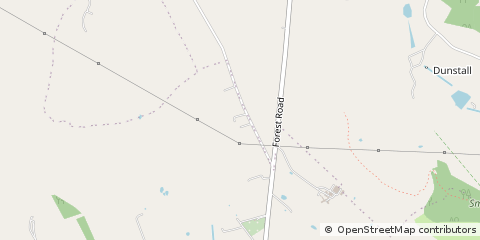 Map of Barton Under Needwood, Staffordshire