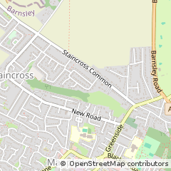 Map of Barnsley, South Yorkshire