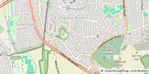 Map of Nottingham