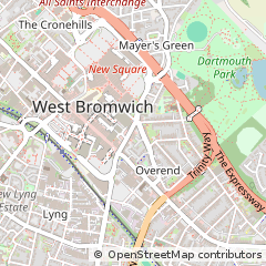 Map of West Bromwich