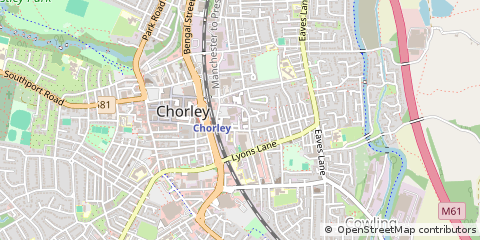Map of Chorley