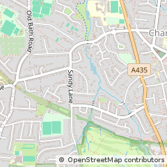 Map of Cheltenham, Gloucestershire