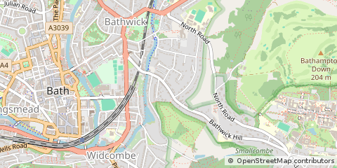 Map of Bath