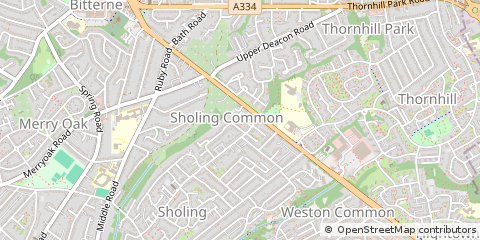 Map of Southampton