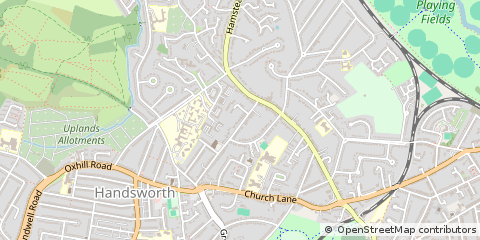 Map of Birmingham, West Midlands