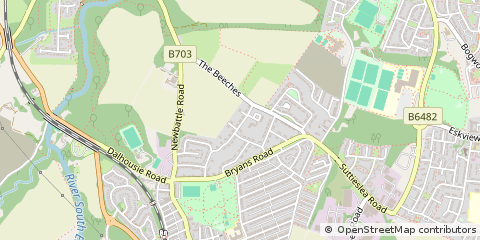 Map of Dalkeith