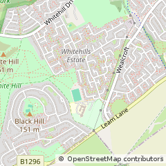 Map of Gateshead