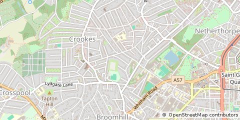 Map of Sheffield