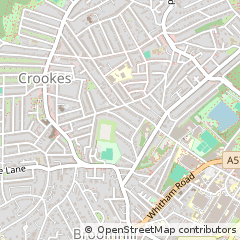 Map of Sheffield