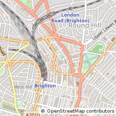 Map of Brighton, West Sussex