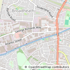 Map of Altrincham, Cheshire