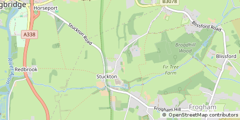 Map of Fordingbridge
