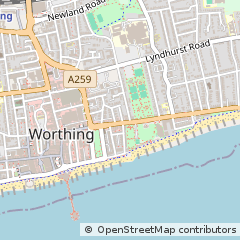 Map of Worthing