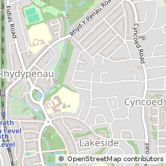 Map of Cardiff, Caerdydd