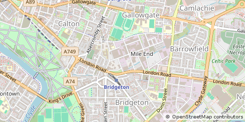 Map of Glasgow