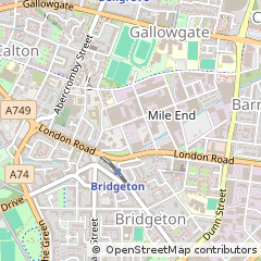 Map of Glasgow