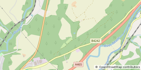 Map of Neath