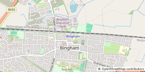 Map of Nottinghamshire