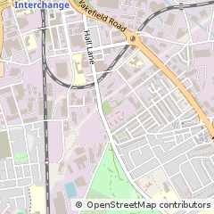 Map of Bradford, West Yorkshire