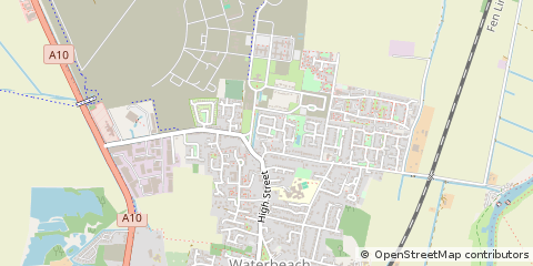 Map of Cambridge, Cambridgeshire