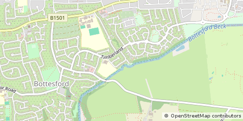 Map of Scunthorpe, North Lincolnshire