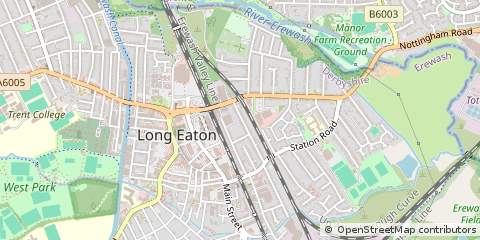 Map of Nottingham