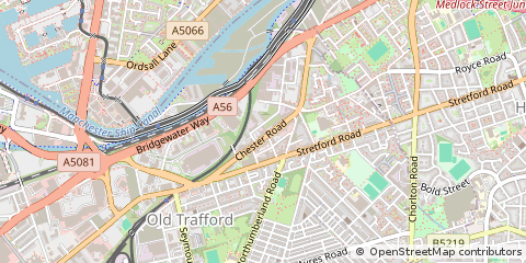 Map of Manchester