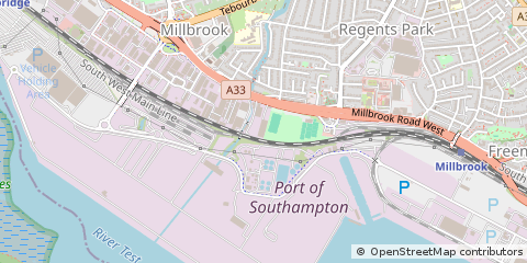 Map of Southampton