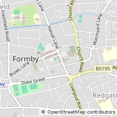 Map of Formby, Liverpool